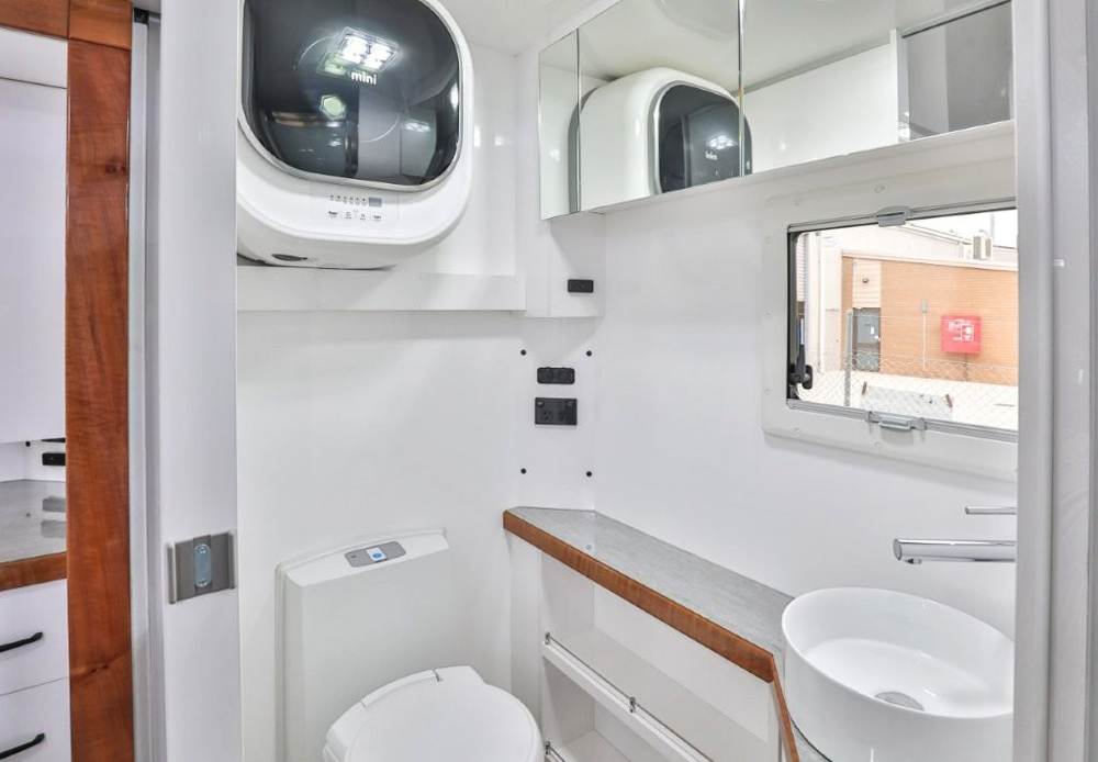 Wirraway 260 SL Motorhome Showing the slideout room